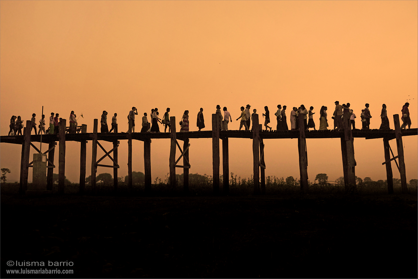 u bein bridge myanmar burma